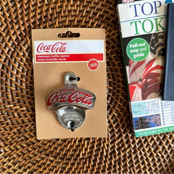 Coca Cola Stationary Walk Hanging Metal Bottle Opener New in Package - Picture 1 of 5